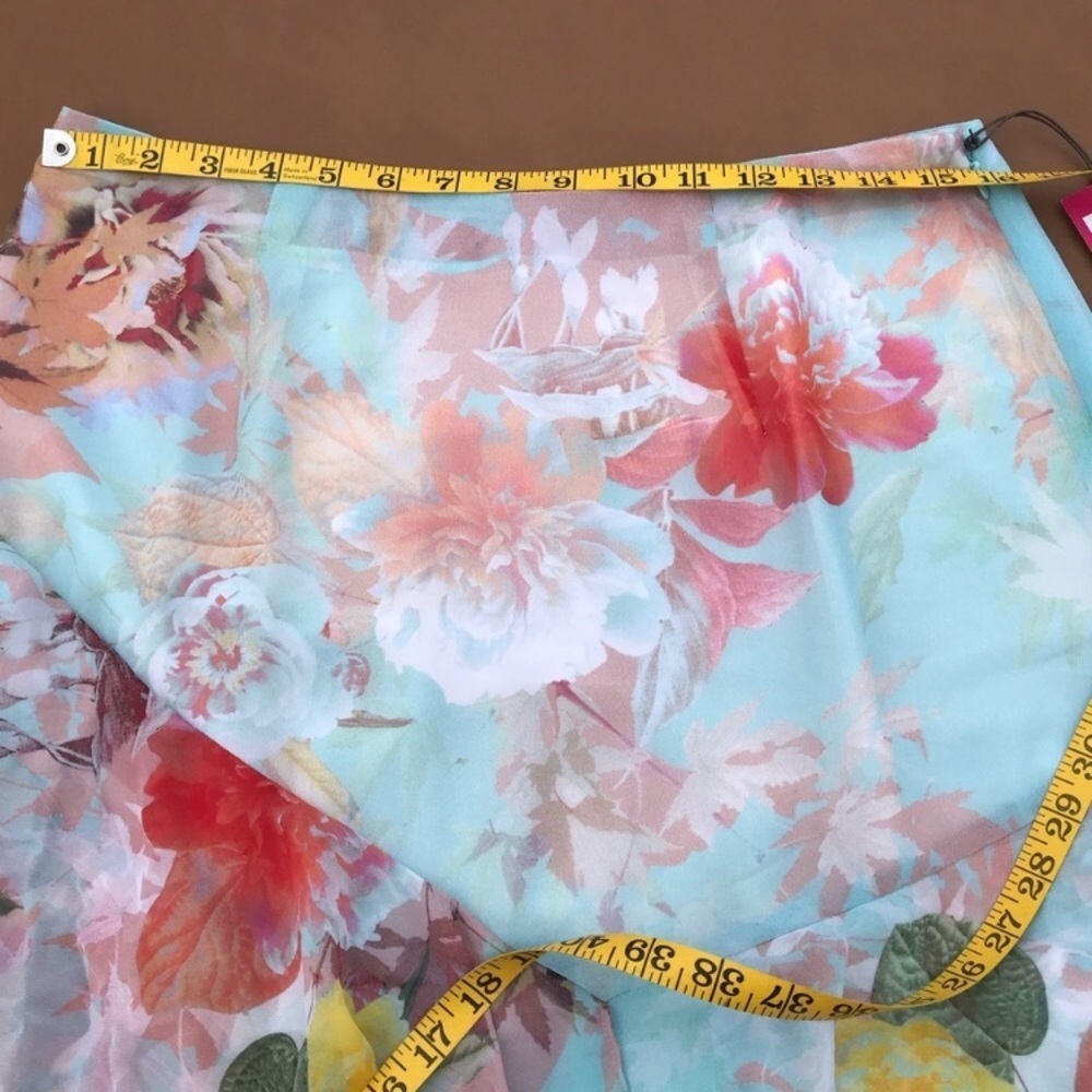 Vince Camuto Floral Skirt Size 10 NWT - Picture 6 of 9